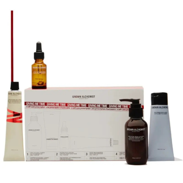Идеальный Уход для Увлажненной и Сияющей Кожи Grown Alchemist Giving Me Time 4-Pc Gift Set Идеальный Уход для Увлажненной и Сияющей Кожи Grown Alchemist Giving Me Time 4-Pc Gift Set
